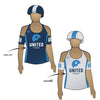 Pioneer Valley Roller Derby United Front: Reversible Uniform Jersey (BlueR/GrayR)