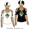 Tulsa County Roller Derby Valkyries: Reversible Scrimmage Jersey (White Ash / Black Ash)