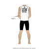 Riedell Superstars: Reversible Uniform Jersey (BlackR/WhiteR)