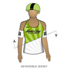 River City Roller Derby: Reversible Uniform Jersey (WhiteL/Lime)
