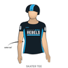 Rockin City Rollergirls Juniors Rebels: 2017 Uniform Jersey (Black)