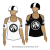 Rockin' City Rollergirls Reversible Scrimmage Jersey (White Ash / Black Ash)