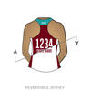 Roe City Rollers Travel Teams: Reversible Uniform Jersey (WhiteR/MaroonR)