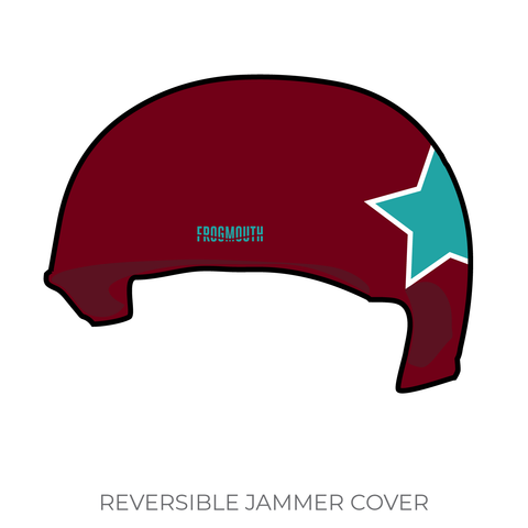 Roe City Rollers Travel Teams: Jammer Helmet Cover (Maroon)