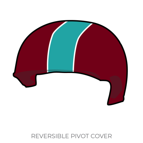 Roe City Rollers Travel Teams: Pivot Helmet Cover (Maroon)