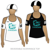 Roe City Rollers League Collection: Reversible Scrimmage Jersey (White Ash / Black Ash)