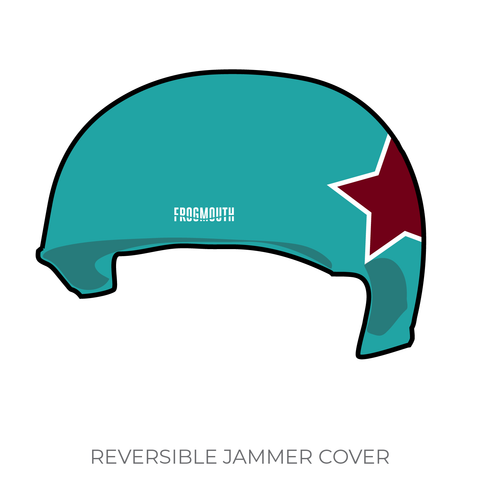Roe City Rollers League Collection: Jammer Helmet Cover (Teal)