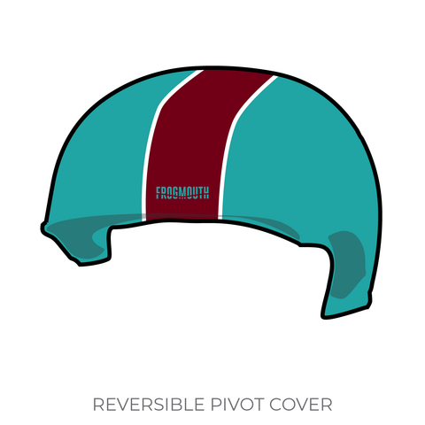 Roe City Rollers League Collection: Pivot Helmet Cover (Teal)