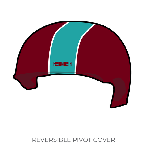 Roe City Rollers League Collection: Pivot Helmet Cover (Maroon)
