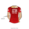 Roller Derby Quebec Rouge & Gore: 2018 Uniform Jersey (Red)