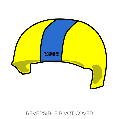 Tilted Thunder Railbirds The Rolling Blackouts: Pivot Helmet Cover (Yellow)