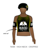 Rolling Hills Derby Dames: Reversible Uniform Jersey (BlackR/GreenR)