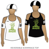 Rose City Rollers Rose Buds Undead Avengers: Reversible Scrimmage Jersey (White Ash / Black Ash)
