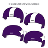 Rose City Rosebuds: Two Pairs of 1-Color Reversible Helmet Covers