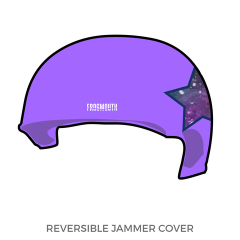 Roswell Roller Derby Supernovas: Jammer Helmet Cover (Purple)