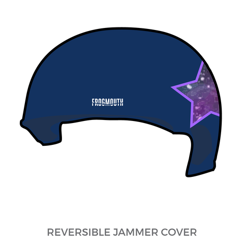 Roswell Roller Derby Supernovas: Jammer Helmet Cover (Navy)