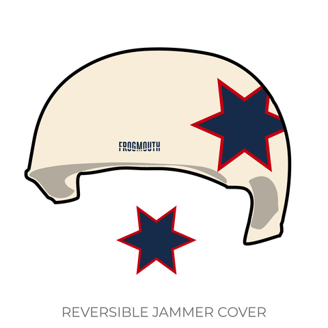 Roughneck Roller Derby Elite: 2019 Jammer Helmet Cover (White)