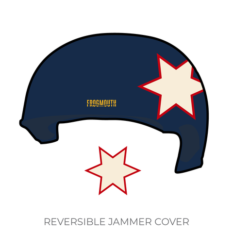 Roughneck Roller Derby Elite: 2019 Jammer Helmet Cover (Blue)