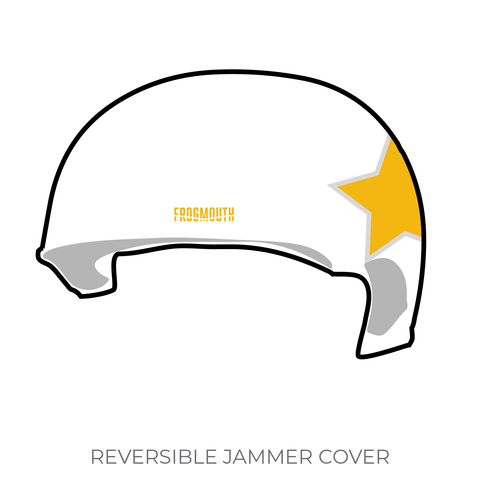 Royal City Roller Derby: 2019 Jammer Helmet Cover (White)