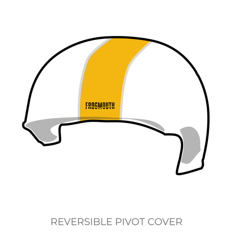 Royal City Roller Derby: 2019 Pivot Helmet Cover (White)