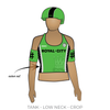 Royal City Roller Derby: 2019 Uniform Jersey (Green)