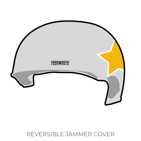 Royal City Roller Derby: 2019 Jammer Helmet Cover (Gray)