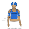 Royal Windsor Roller Derby: Reversible Uniform Jersey (BlueR/GrayR)