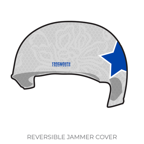 Royal Windsor Roller Derby: 2018 Jammer Helmet Cover (Gray)