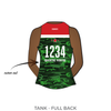 Brewcity Bruisers Rushin' Rollettes: 2018 Uniform Jersey (Red and Green)