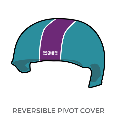 South Side Derby Dolls The Force: 2018 Pivot Helmet Cover (Teal)