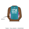 South Side Derby Dolls The Force: 2018 Uniform Jersey (Teal)