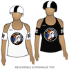 Sac City Rollers: Reversible Scrimmage Jersey (White Ash / Black Ash)