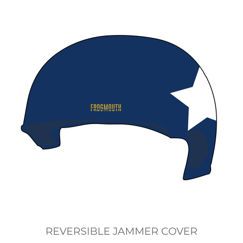Sacramento Junior Roller Derby: Jammer Helmet Cover (Blue)