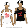 Salt City Roller Derby: Reversible Scrimmage Jersey (White Ash / Black Ash)