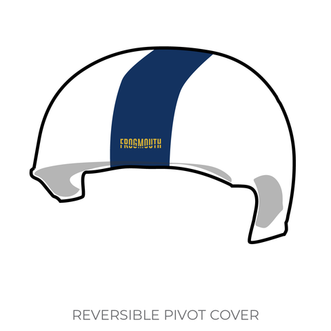 Adelaide Roller Derby Salty Dolls: Pivot Helmet Cover (White)