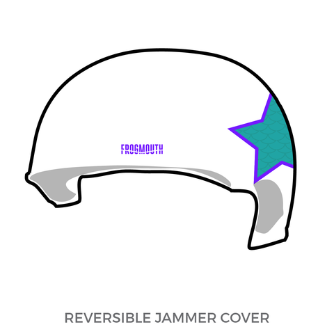 San Marcos River Rollers: 2018 Jammer Helmet Cover (White)