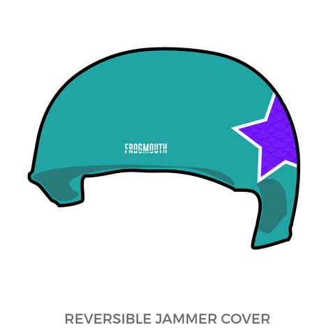 San Marcos River Rollers: 2018 Jammer Helmet Cover (Teal)