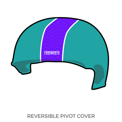 San Marcos River Rollers: 2018 Pivot Helmet Cover (Teal)