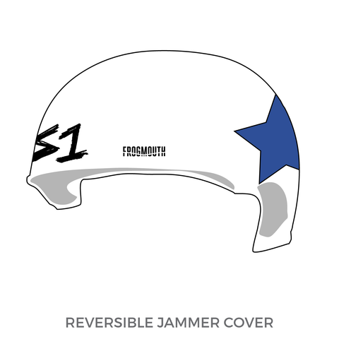 Santa Cruz Derby Girls: 2019 Jammer Helmet Cover (White)