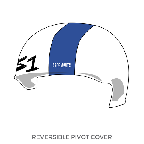 Santa Cruz Derby Girls: 2019 Pivot Helmet Cover (White)