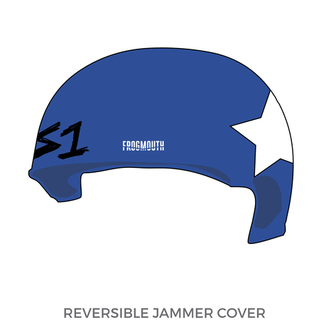 Santa Cruz Derby Girls: 2019 Jammer Helmet Cover (Blue)