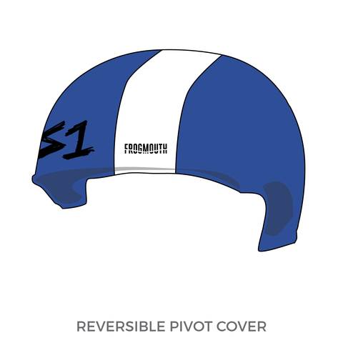 Santa Cruz Derby Girls: 2019 Pivot Helmet Cover (Blue)