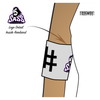 Lilac City Roller Derby Sass: Reversible Armbands