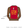 Queen City Roller Derby Saucies: 2019 Uniform Jersey (Red)