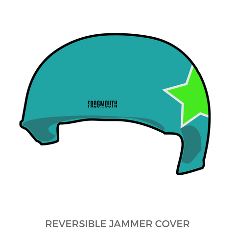 Savannah Junior Roller Derby: Jammer Helmet Cover (Teal)