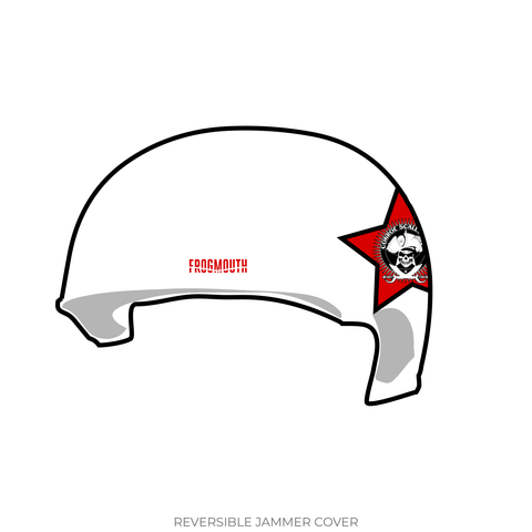 Conroe Roller Derby Conroe Scallywags: Jammer Helmet Cover (White)