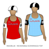 Atlanta Roller Derby: Reversible Hotlanta Scrimmage Jersey (BlueH/RedH)