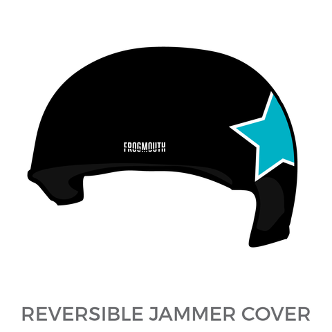 Squamish Womens Roller Derby Sea to Sky Sirens: 2018 Jammer Helmet Cover (Black)