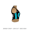 Squamish Womens Roller Derby Sea to Sky Sirens: Reversible Uniform Jersey (BlackR/TealR)