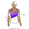 Big Easy Rollergirls Second Line: Reversible Uniform Jersey (PurpleR/WhiteR)